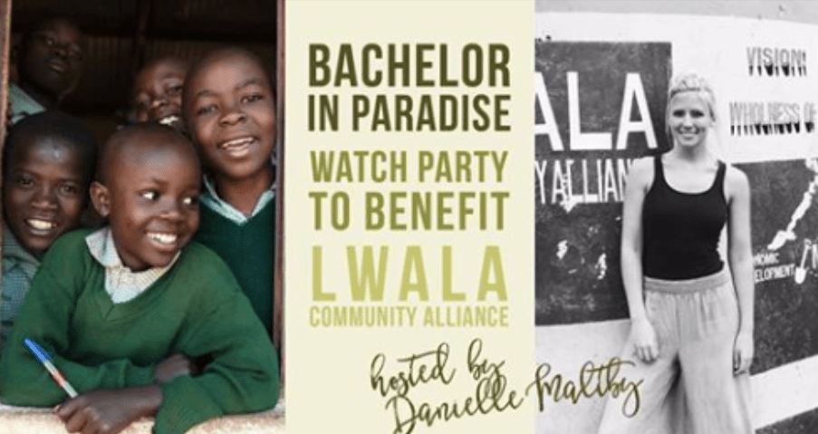 Lwala fundraising event with Bachelor in Paradise contestants