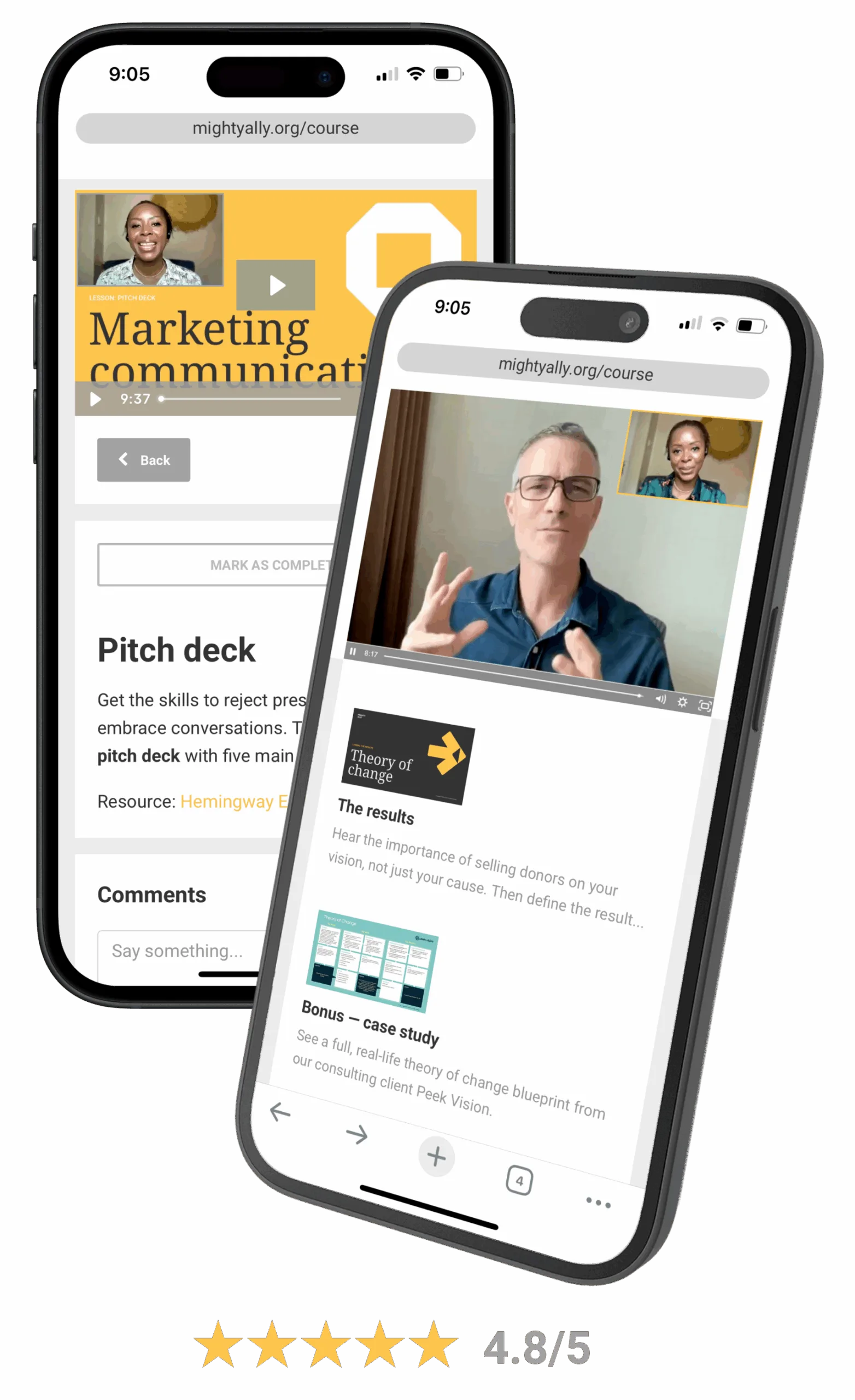 Fundable/Findable Bootcamp with star rating